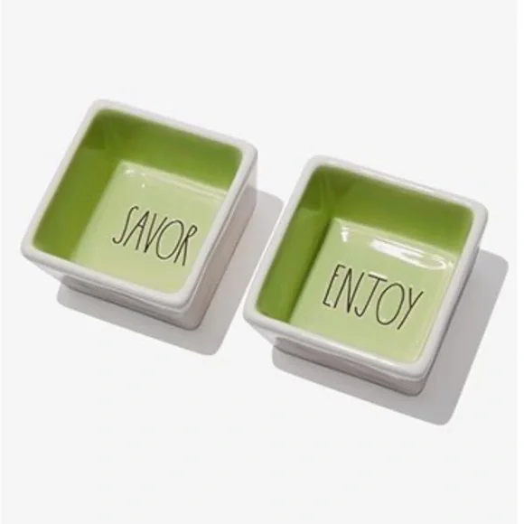 NEW Rae Dunn Savor and Enjoy Stackable Bowls - Picture 2 of 4